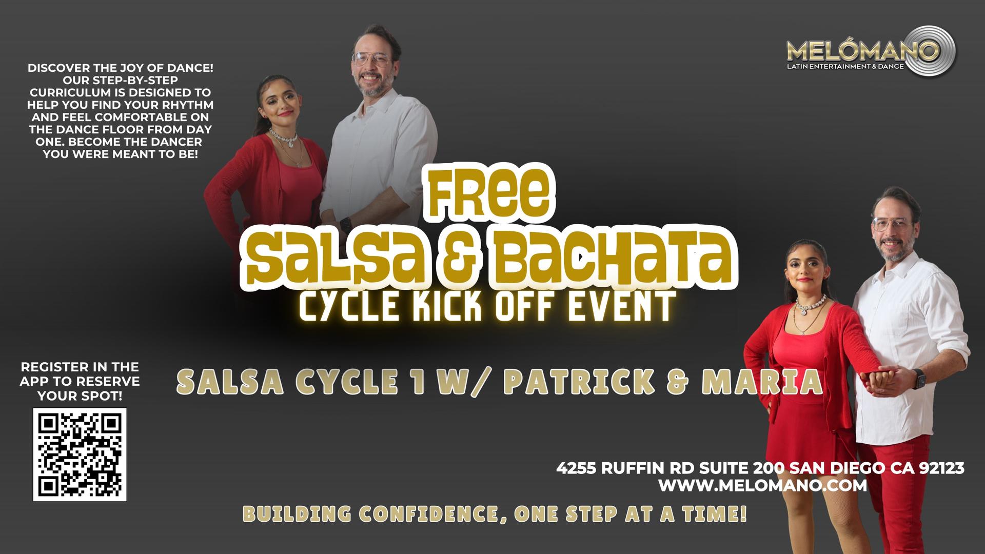 FREE Melómano Salsa Cycle 1 Kick Off! 9/14 event