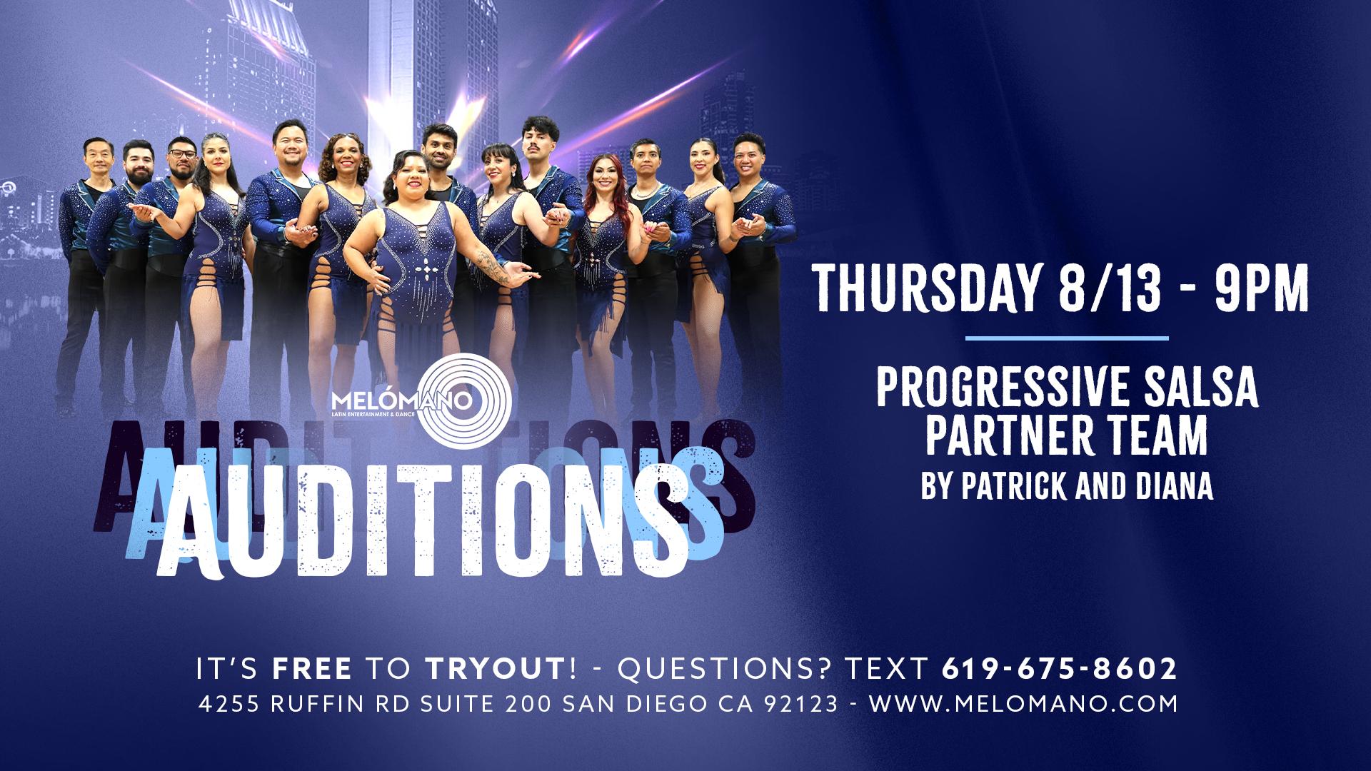FREE Melómano Progressive Salsa Partner Team 8/13 event