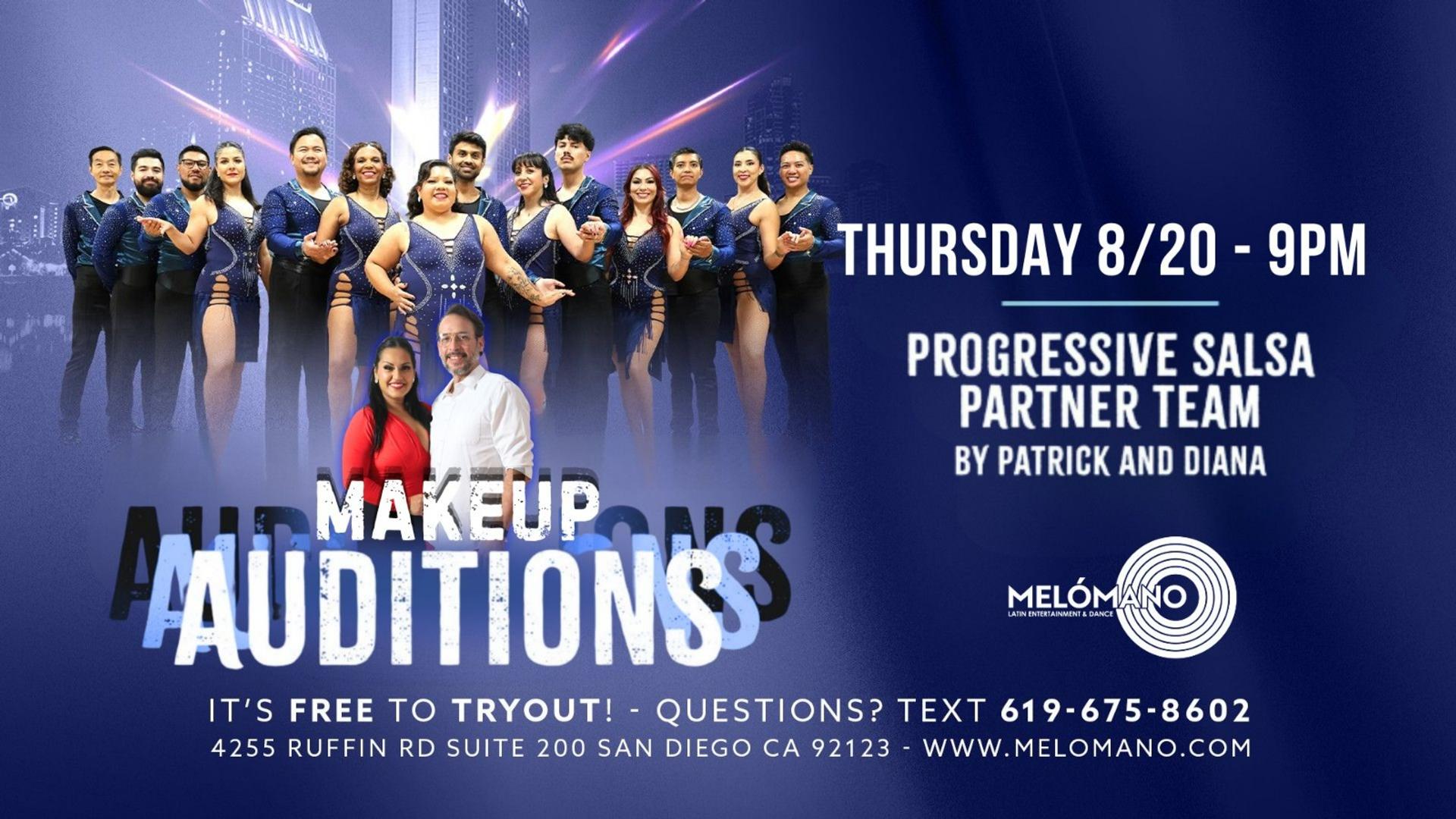 FREE Melómano Progressive Salsa Partner Team 8/20 (MAKEUP) event